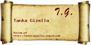 Tanka Gizella névjegykártya